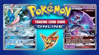 TRICKY GYM vs TRAINER CHIP  Pokemon TCG Online Game Play [upl. by Akerboom]