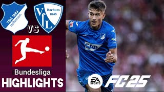 TSG Hoffenheim vs VFL Bochum Spieltag 7 Bundesliga Highlights [upl. by Louis176]