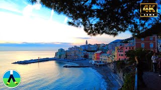 Bogliasco  The Most Beautiful Village on the Italian Riviera  Awesome Hidden Gem Village 4K ASMR [upl. by Krever975]