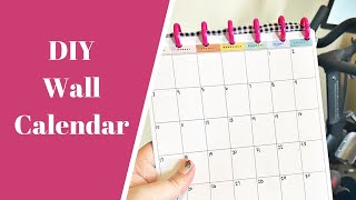 DIY Wall Calendar [upl. by Bogey]