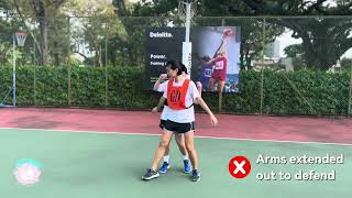 Learn Netball  Netball Rules  Obstruction and Intimidation [upl. by Annet]