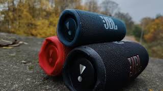 2x JBL Charge 5  JBL Flip 6 partyboost bass test 100volume [upl. by Aerdno405]