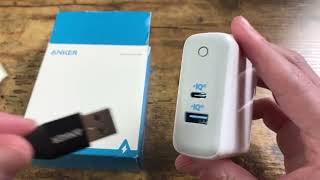 Anker 60W PIQ 3 0 amp GaN Tech Dual Port Charger PowerPort Atom III Review [upl. by Hadrian888]