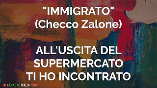 Checco Zalone  Immigrato Base Musicale Karaoke Cover [upl. by Festa]