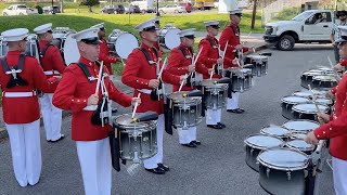 US Marine Drum amp Bugle Corps Percussion Warmup  WAMSB World Championships  July 23 2023 [upl. by Zerk]