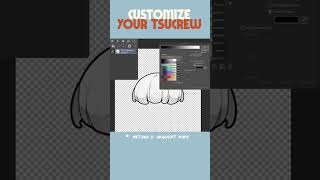 Customizing TsuCrew PNGtuber Colors pngtuber picrew tutorial vtuber shorts tsucrew [upl. by Hartnett]