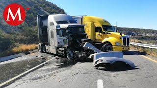 Un muerto tras accidente en carretera MonterreySaltillo [upl. by Edya]