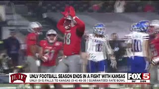 UNLV football season ends in a fight with Kansas [upl. by Donny6]