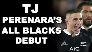 TJ Perenaras All Blacks Debut [upl. by Festa]