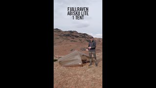 Quick Look Fjällräven Abisko Lite 1 Tent shorts [upl. by Ehtyde]