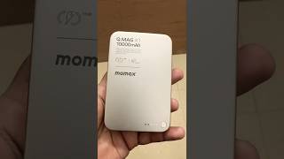 Momax QMAG X1 Magnetic Wireless Battery Pack 10000mAh unboxtherapy MOMAXHongKong ​⁠ [upl. by Ardekal]