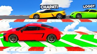 1000 IMPOSSIBLE CAR RACE FOR PROS IN GTA 5 [upl. by Teena55]