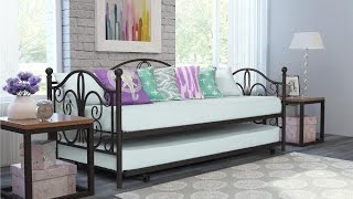 DHP Bombay Metal Twin Size Daybed amp Twin Size Trundle [upl. by Notniv166]