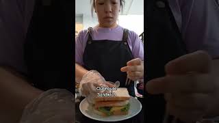 Our Best Seller Clubhouse SandwichCafe Vlog 💚 [upl. by Akedijn]