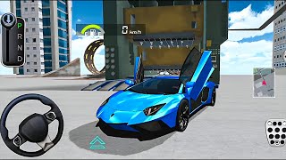 New Lamborghini Car Stunts and Crash Test  3d Driving Class  ios android   Car Game [upl. by Rodriguez]