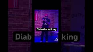 Diabetics talking to each other jokes standup comic comedian laughter funny crowdwork laughs [upl. by Zoha642]