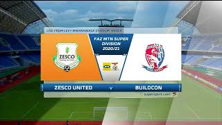 Zesco United vs Buildcon  20202021  Zambia Super League [upl. by Olney]