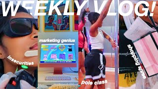 VLOG GETTING LASER HAIR REMOVAL  SHOPPING SPREE  POLE DANCING CLASS  A MARKETING GENIUS [upl. by Cairistiona]