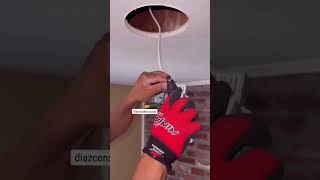 Cutting holes for recessed lights [upl. by Garlan]