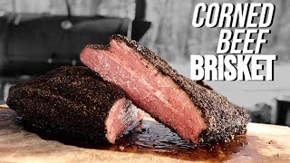 How To Smoke ULTIMATE Corned Beef BRISKET Super BARKY [upl. by Morganstein]