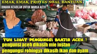 emak emak di aceh protes bantuan banjir hanya mie instan [upl. by Lynus]