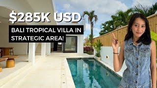 Tropical 3Bedroom Bali Villa Near Pererenan Beach 🌴 [upl. by Vesta]