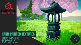 Substance Painter Stylized Hand Painted Texturing  Tutorial for Beginners [upl. by Tristam970]