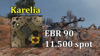 14000 dmg combined with EBR 90 on Karelia Attack side 😱😱😱 [upl. by Ahteres]