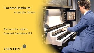 Ard van der Linden plays Improvisation about Laudate Dominum [upl. by Stelmach]