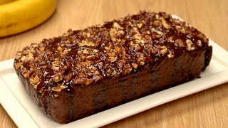 Oat Banana and Cocoa Cake – Ideal for Breakfast or Snack [upl. by Aicnarf601]