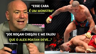 REVELOU🚨 Dana White REAGE AO NOCAUTE BRUT4L de Alex Poatan em Prochazka em COLETIVA PÓS UFC 303 [upl. by Nosyk]