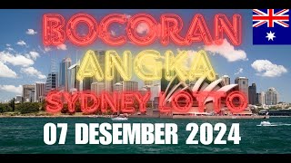 PREDIKSI SYDNEY SABTU 07 DESEMBER 2024  BOCORAN SDY HARI INI  RUMUS ANGKA JITU [upl. by Emrich]