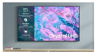 TV Samsung 50 Pulgadas 4K Ultra HD Smart TV LED UN50CU7000FXZX [upl. by Ylra]