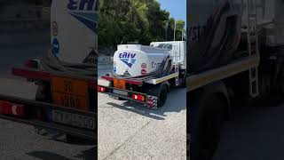 fuel truck delivers fuel to boats Agnontas Port Skopelos Island [upl. by Mercier399]