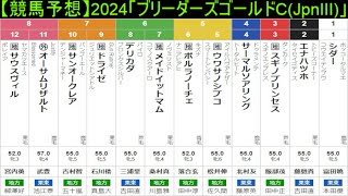 【競馬予想】2024「ブリーダーズゴールドカップJpnⅢ」 [upl. by Chuu]