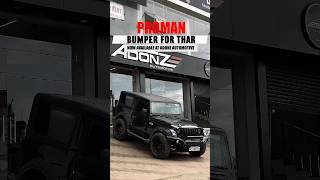 Proman Bumper Installed In Mahindra Thar adonzautomotive thar bumper modified youtubeshorts [upl. by Nahama]