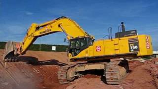 Komatsu PC 750 mass excavator [upl. by Waylen]