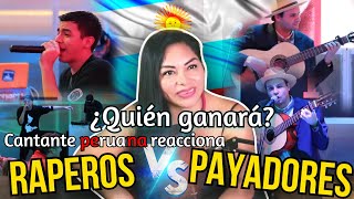 Cantante PERUANA reaccionan a PAYADORES vs RAPEROS SORPRENDENTE [upl. by Diba]