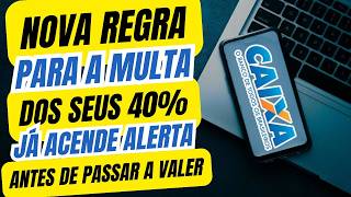 Novo uso da Multa dos 40 do FGTS para 2025 gera polêmica e trabalhadores não estão nem aí [upl. by Yzmar621]