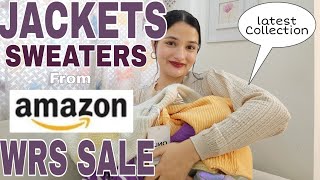 amazonhaul TRENDY JACKETS amp SWEATERS HAUL FROM AMAZON  LATEST COLLECTION  amazonhaul [upl. by Eirrotal206]