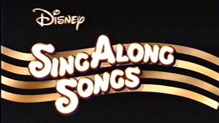 Disneys SingAlong Songs promos 199599 [upl. by Nirac461]