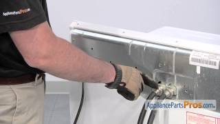 How To GE Washer Fill Hoses TJ725RBFFP [upl. by Cosme]