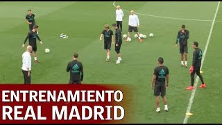 Real MadridEspanyol  Entrenamiento completo en Valdebebas  Diario AS [upl. by Tien961]