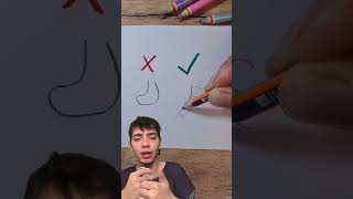 Desenhe pés perfeitos em minutos com essa técnica ✏️👣 DicasDeDesenho Arte desenho pintura [upl. by Kobi]