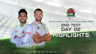 Bangladesh vs South Africa Highlights  2nd Test  Day 2  South Africa tour of Bangladesh 2024 [upl. by Etnoel]