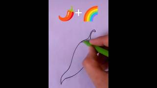 Satisfying Rainbow Art 🌈art drawing creative youtubeshorts painting satisfying shorts [upl. by Philana]