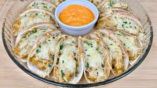 MINI TACOS AU POULET 🌮 EN FORMAT INDIVIDUEL 👌🏻 RAPIDE ET FACILE À FAIRE RECETTE RAMADAN 2023 🌙 [upl. by Eivla]