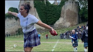 VIDÉO Les femmes lancent le haggis pour la première fois aux Highland Games de Bressuire [upl. by Lateh206]