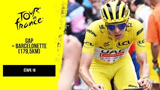 TOUR DE FRANCE 2024  ÉTAPE 18  GAP › BARCELONETTE 1795KM [upl. by Gwenneth699]