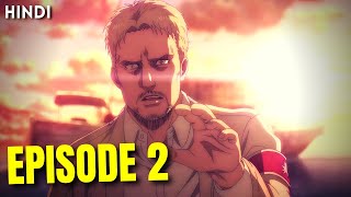 Attack on Titan Season 4 Episode 2 Explained In Hindi  AOT S4 [upl. by Zela]